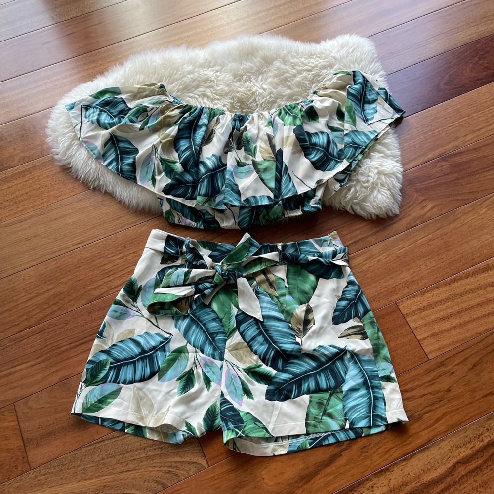 Red Dress Boutique Two Piece Palm Set